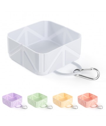 PoyPet Collapsible Silicone Square Dog Bowls(Blue) PoyPet Collapsible Silicone Square Dog Bowls(Blue)