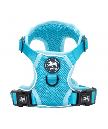 PoyPet Reflective Soft Breathable Mesh Dog Harness (Blue) PoyPet Reflective Soft Breathable Mesh Dog Harness (Blue)