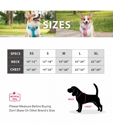 PoyPet  Reflective Soft Breathable Mesh Dog Harness (Fushsia)